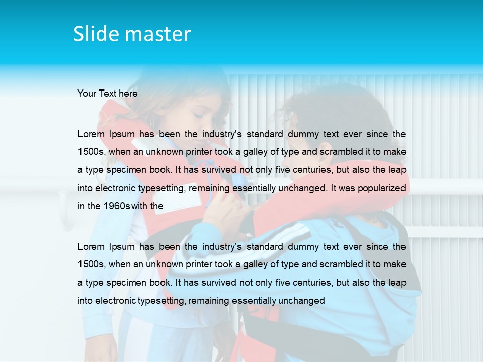 Ocean Passenger Help PowerPoint Template