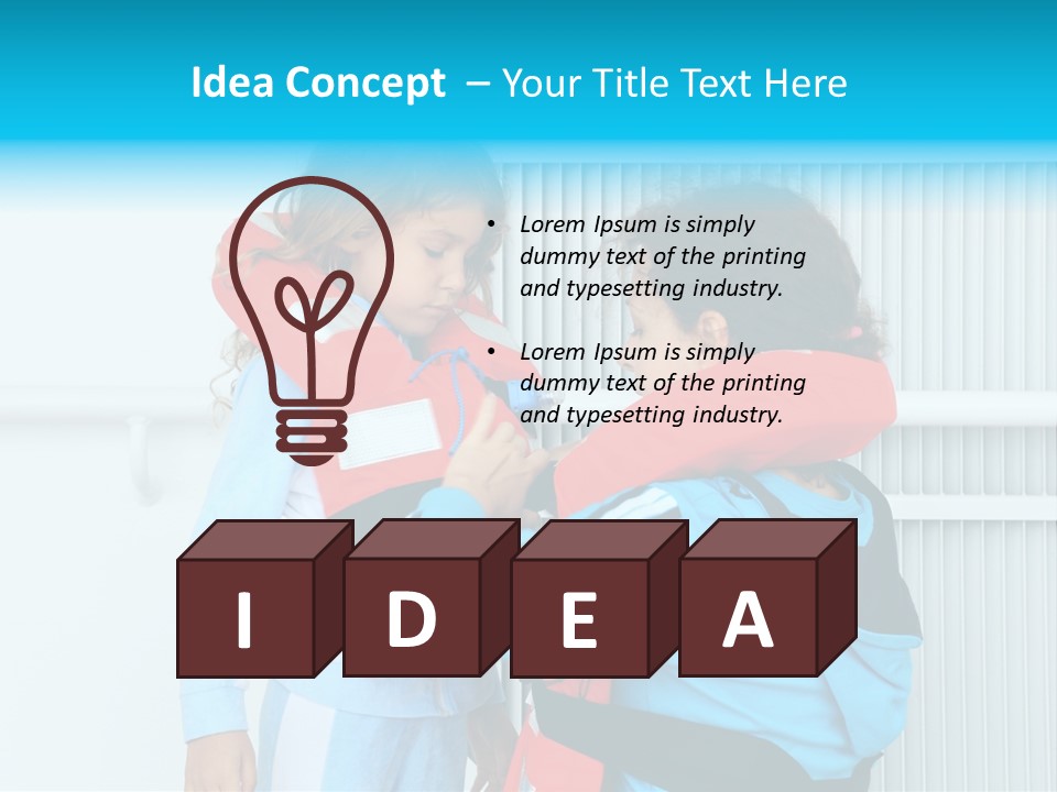 Ocean Passenger Help PowerPoint Template