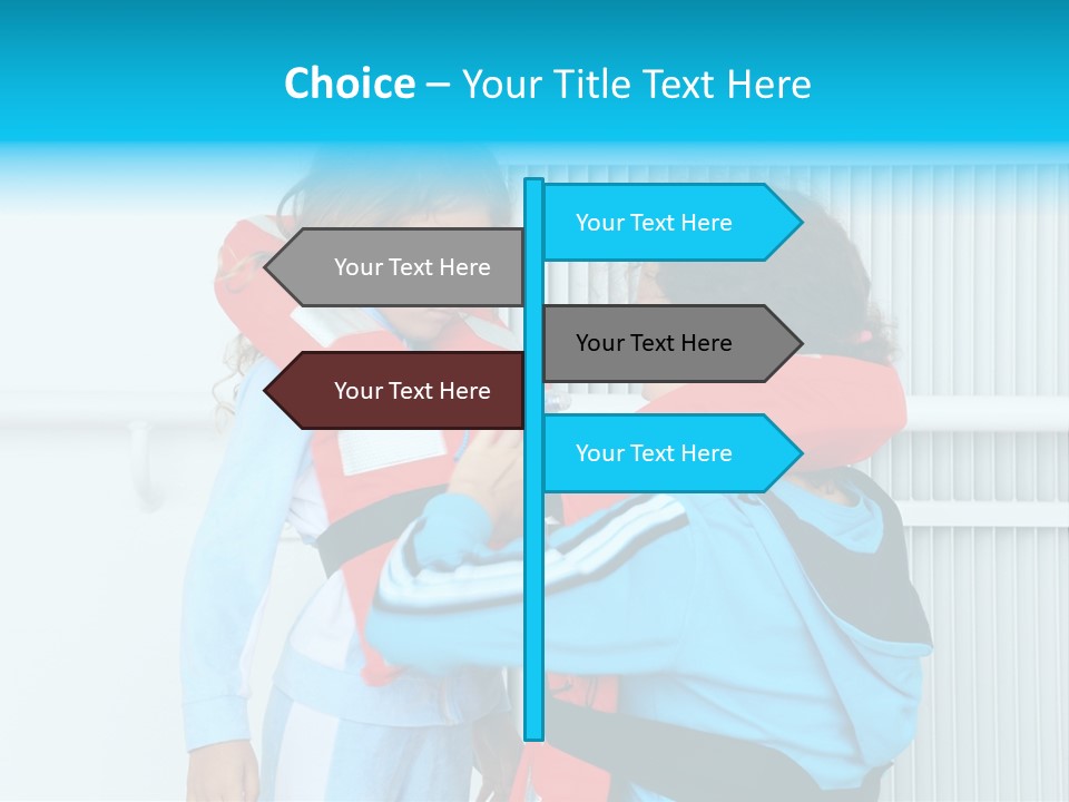 Ocean Passenger Help PowerPoint Template