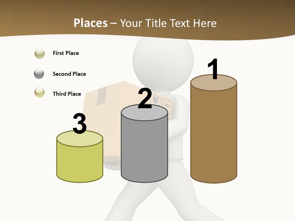 Isolated One Delivery PowerPoint Template