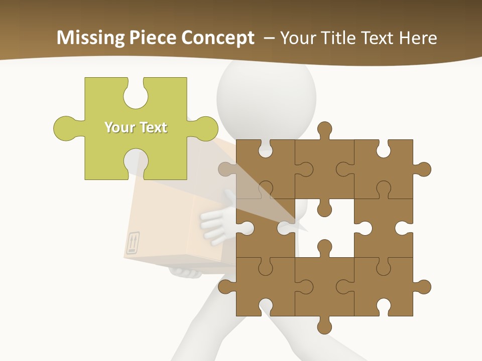 Isolated One Delivery PowerPoint Template