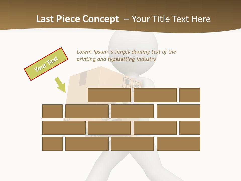 Isolated One Delivery PowerPoint Template