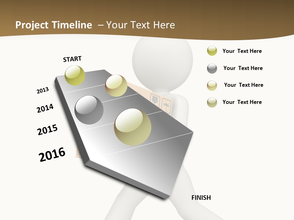 Isolated One Delivery PowerPoint Template