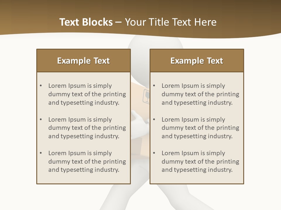 Isolated One Delivery PowerPoint Template