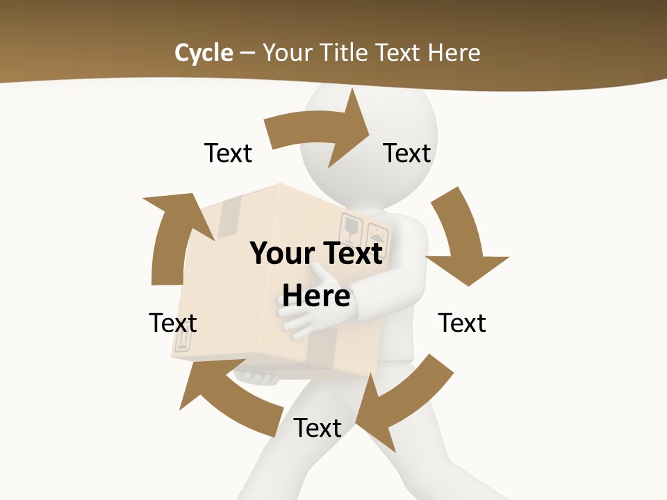 Isolated One Delivery PowerPoint Template