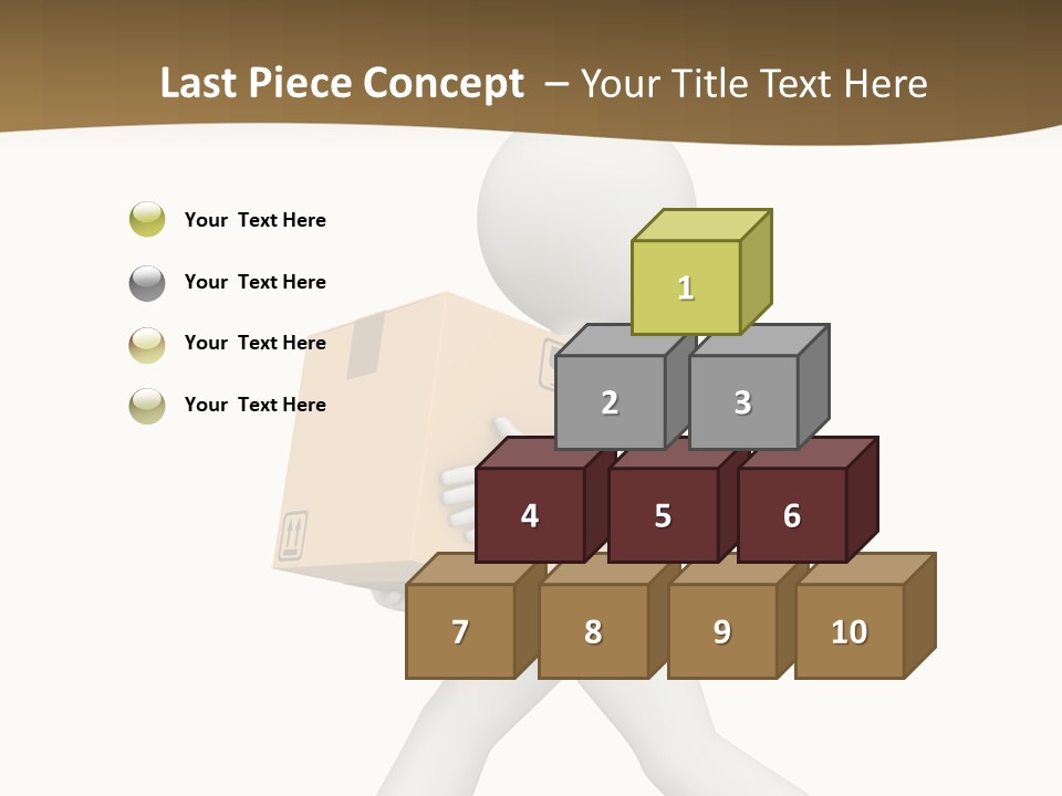 Isolated One Delivery PowerPoint Template