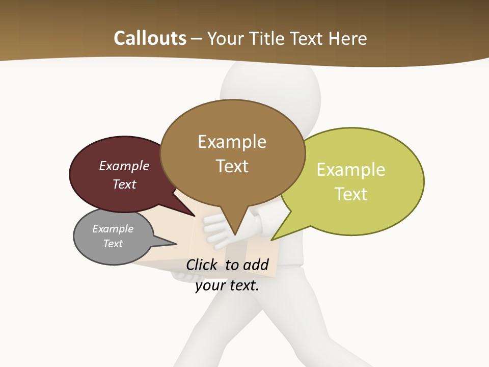Isolated One Delivery PowerPoint Template