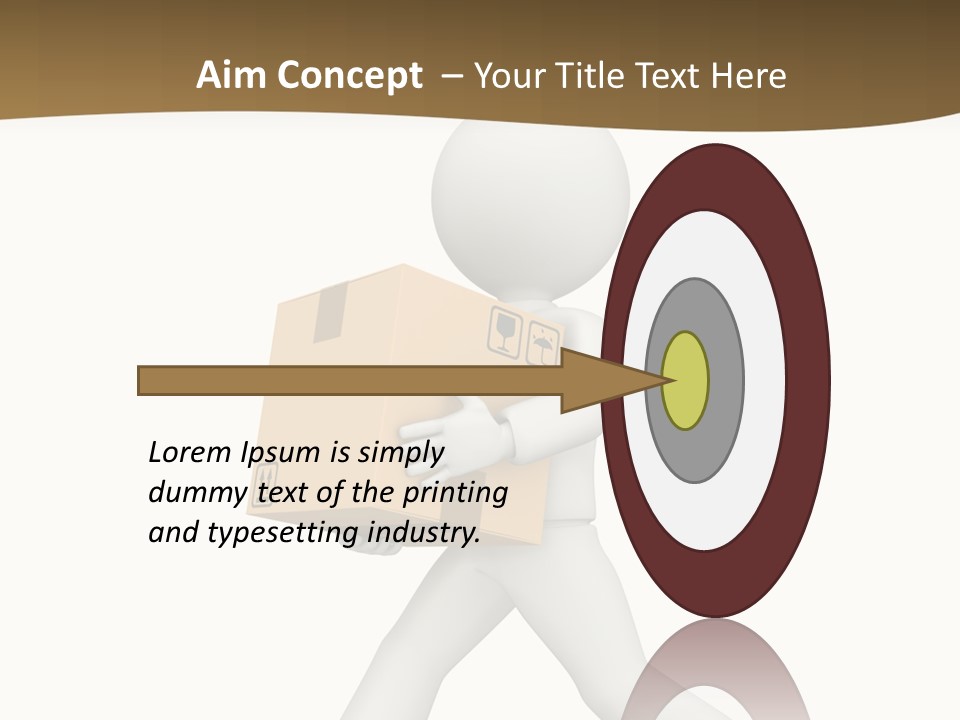 Isolated One Delivery PowerPoint Template