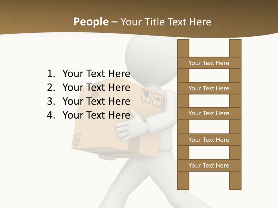 Isolated One Delivery PowerPoint Template