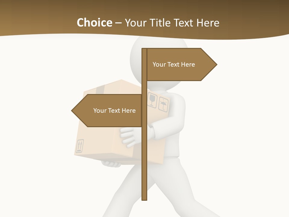 Isolated One Delivery PowerPoint Template