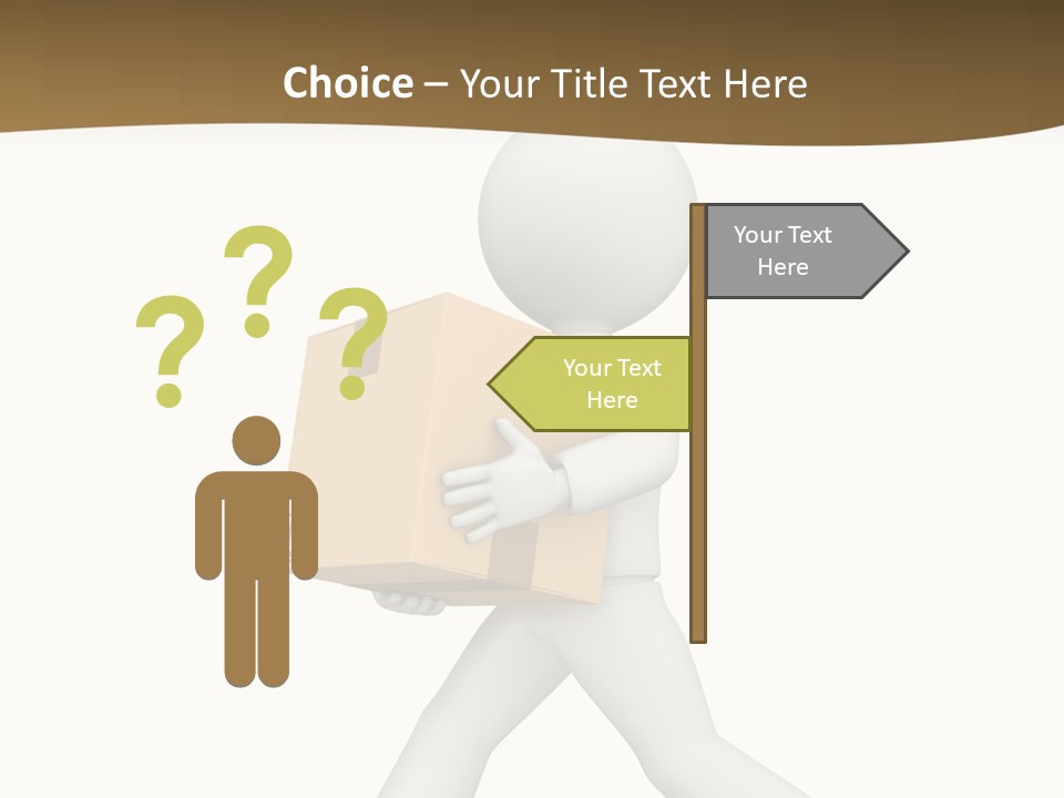 Isolated One Delivery PowerPoint Template