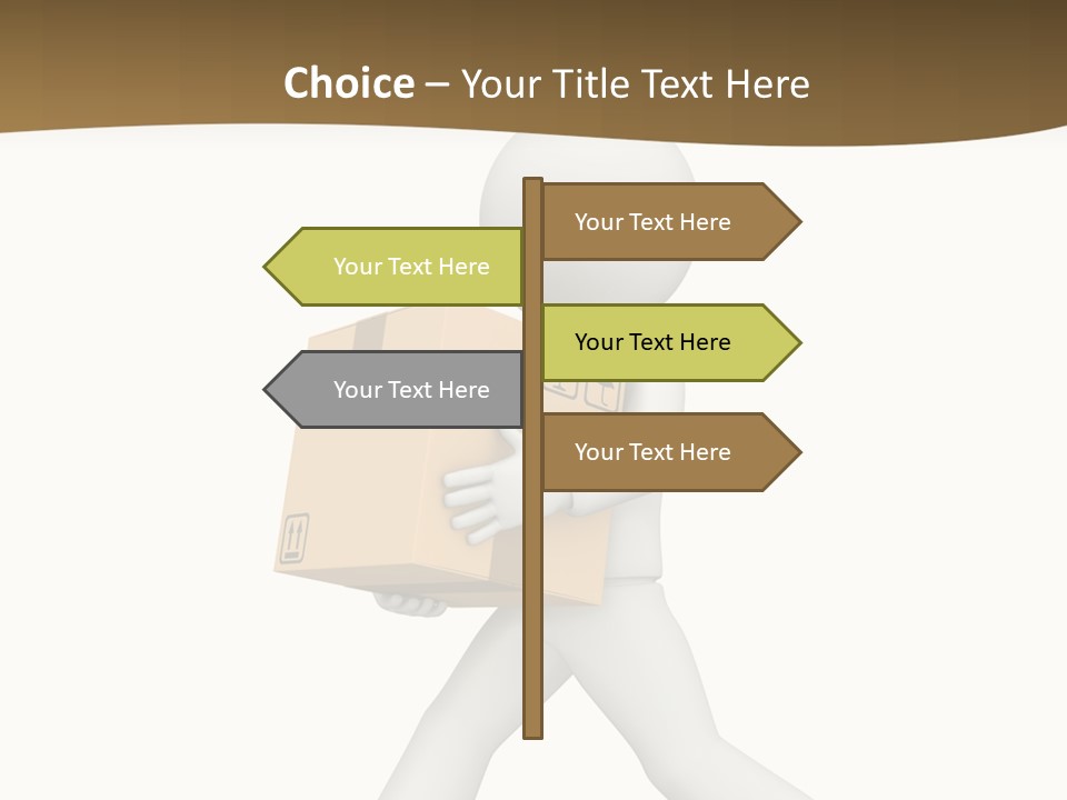 Isolated One Delivery PowerPoint Template