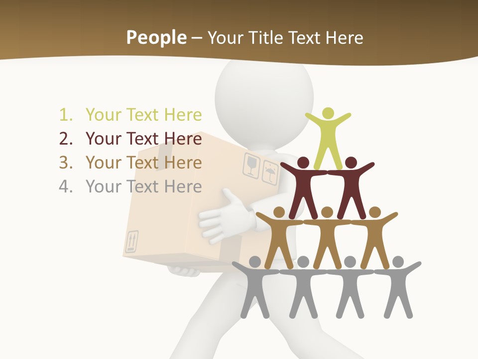 Isolated One Delivery PowerPoint Template