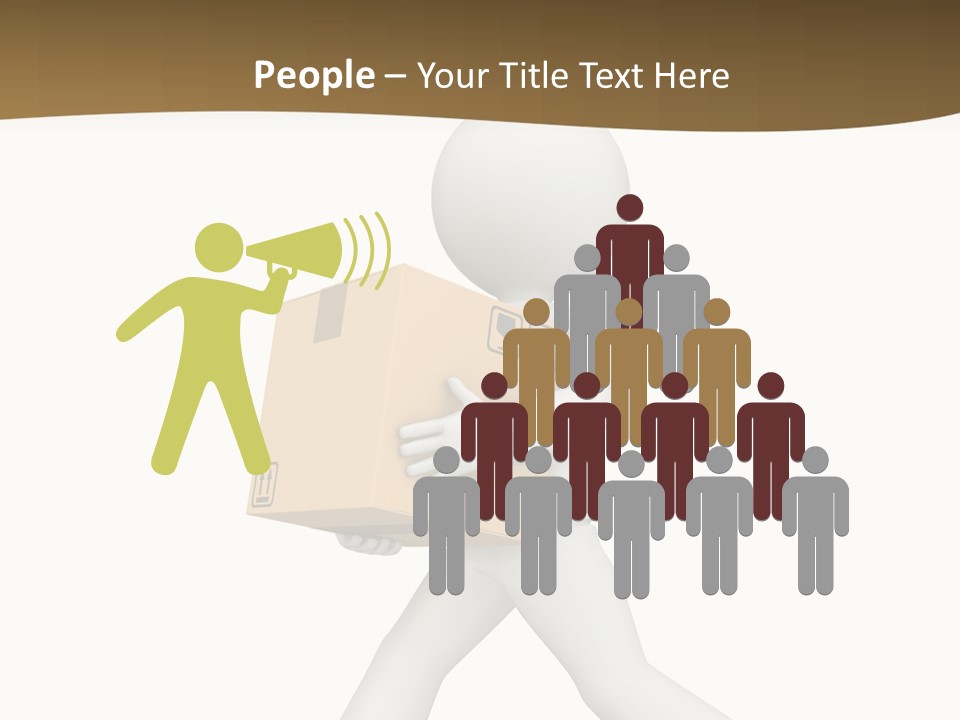 Isolated One Delivery PowerPoint Template