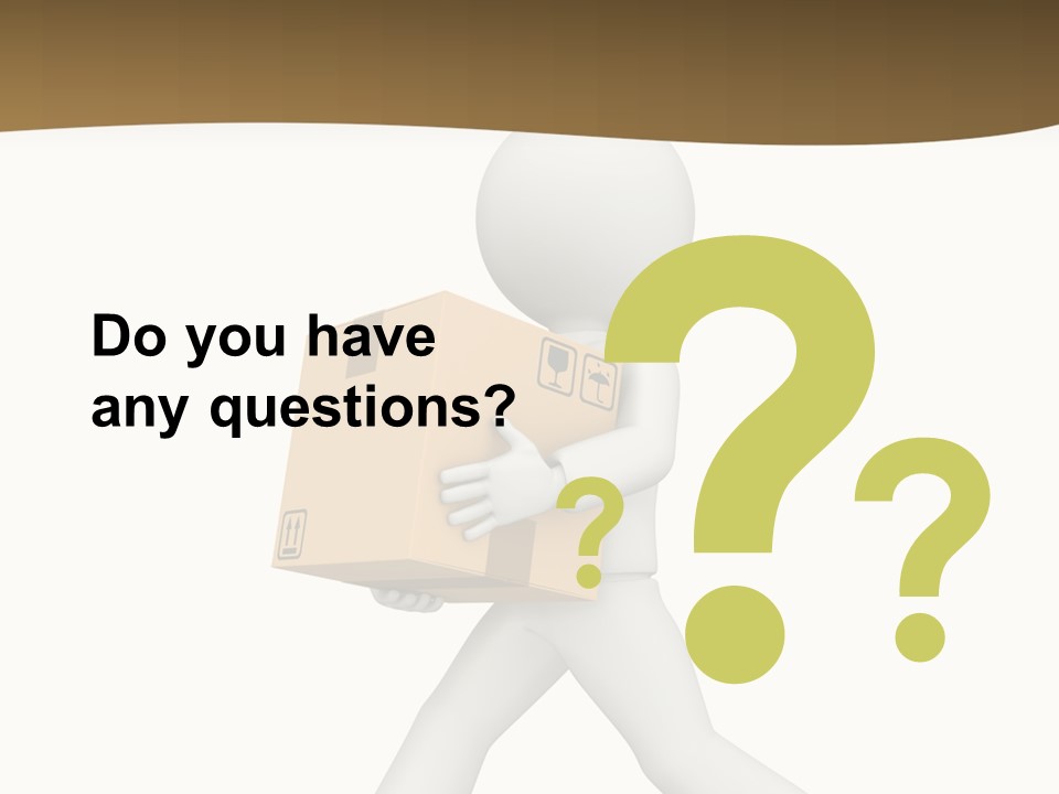 Isolated One Delivery PowerPoint Template