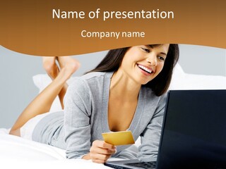 Natural Laptop Calm PowerPoint Template