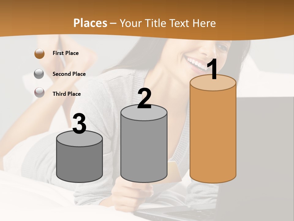 Natural Laptop Calm PowerPoint Template