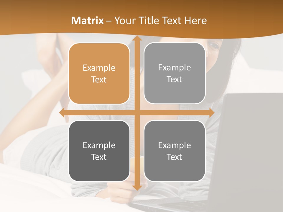 Natural Laptop Calm PowerPoint Template