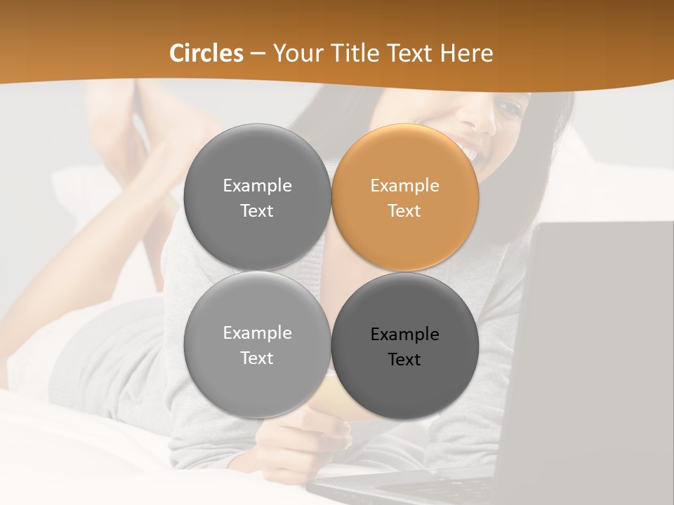 Natural Laptop Calm PowerPoint Template
