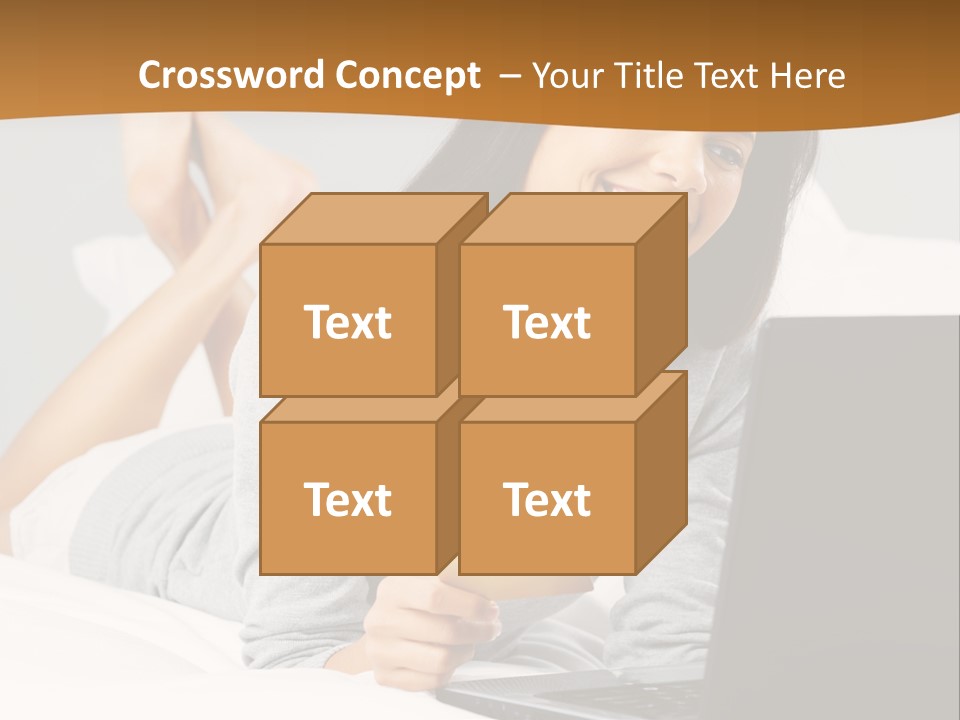 Natural Laptop Calm PowerPoint Template