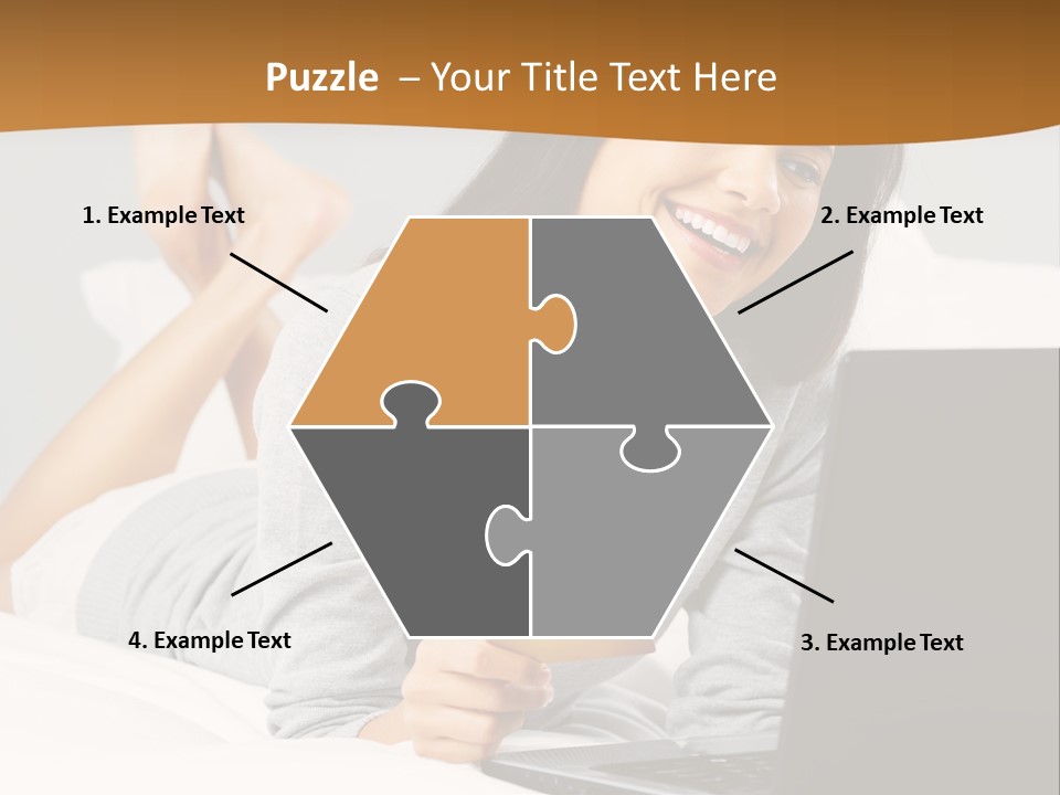 Natural Laptop Calm PowerPoint Template
