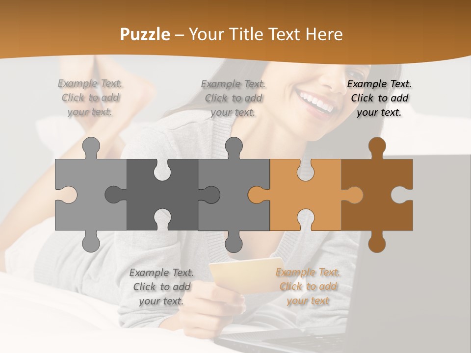 Natural Laptop Calm PowerPoint Template