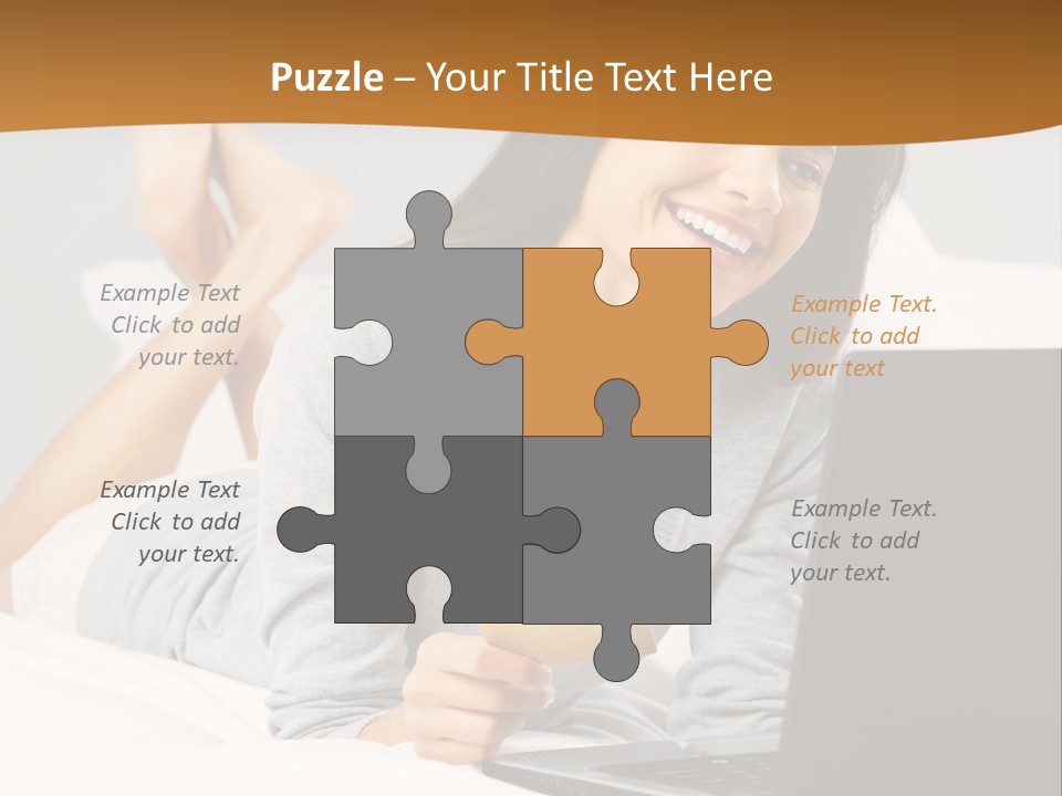 Natural Laptop Calm PowerPoint Template