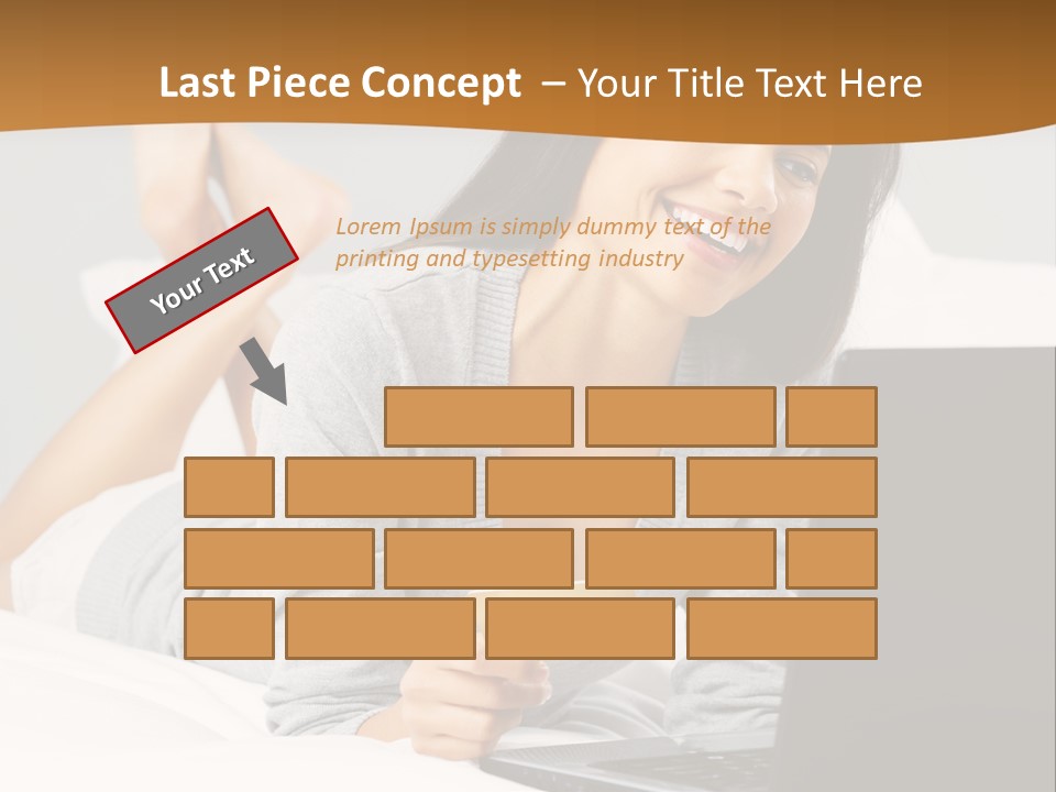 Natural Laptop Calm PowerPoint Template