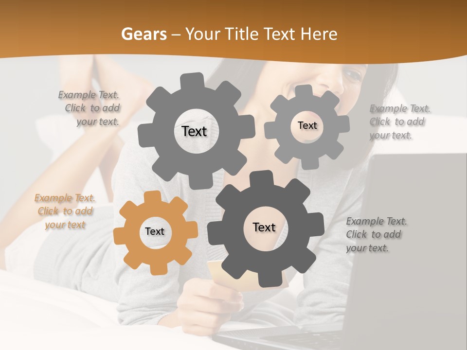 Natural Laptop Calm PowerPoint Template