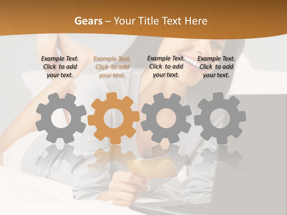 Natural Laptop Calm PowerPoint Template