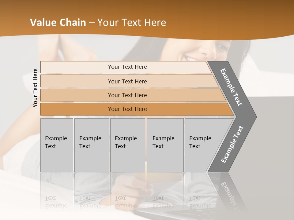 Natural Laptop Calm PowerPoint Template