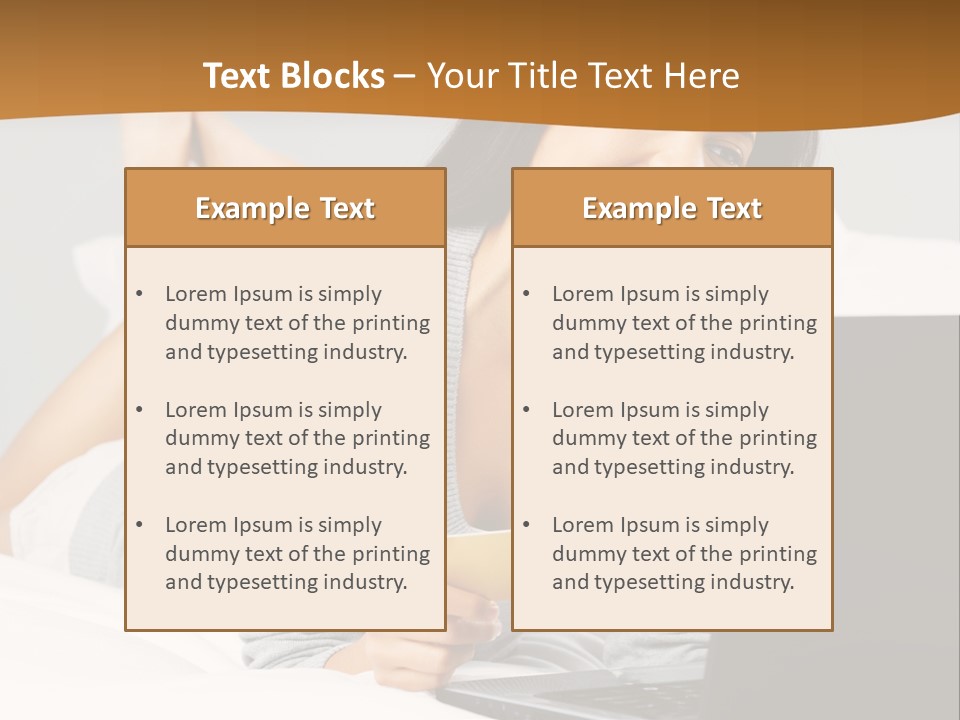 Natural Laptop Calm PowerPoint Template