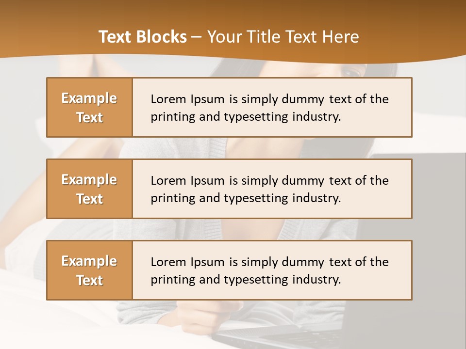 Natural Laptop Calm PowerPoint Template