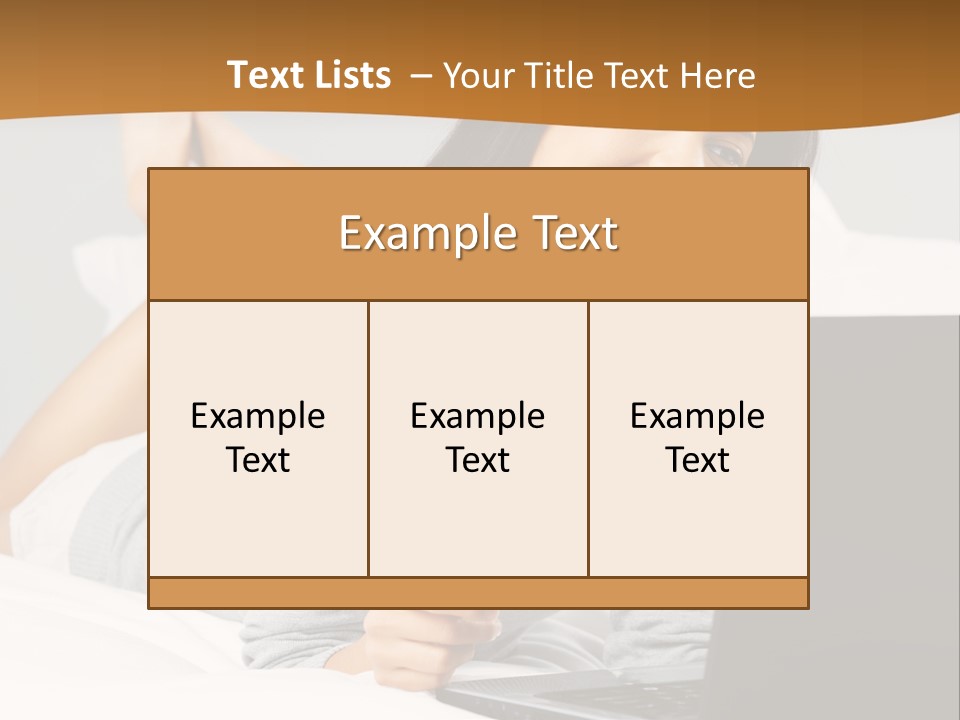 Natural Laptop Calm PowerPoint Template