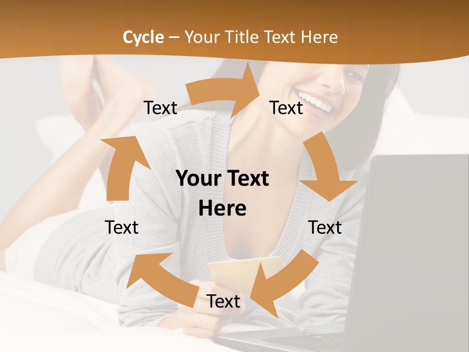 Natural Laptop Calm PowerPoint Template