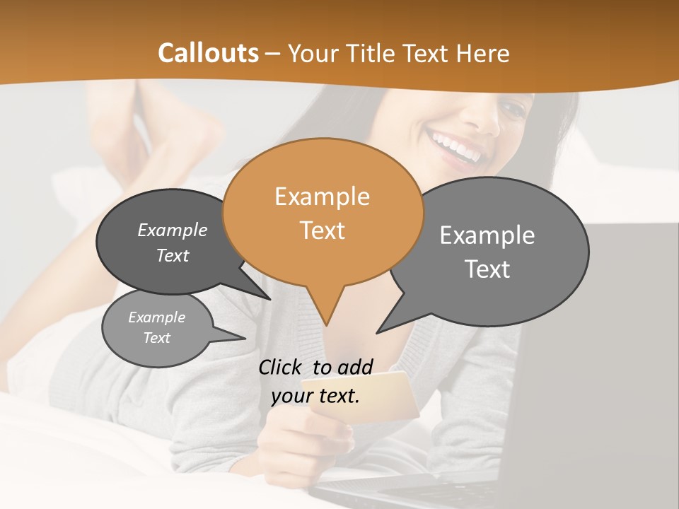 Natural Laptop Calm PowerPoint Template