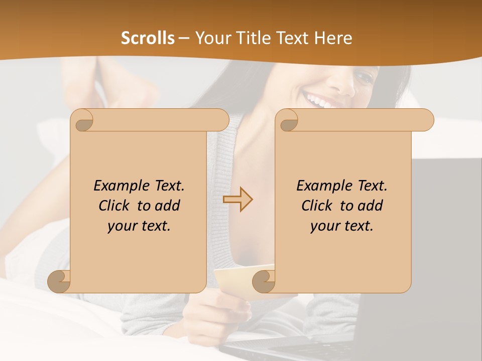 Natural Laptop Calm PowerPoint Template