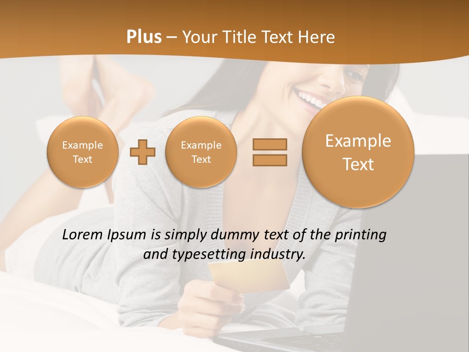 Natural Laptop Calm PowerPoint Template