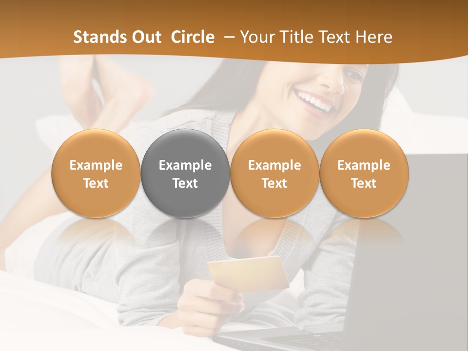 Natural Laptop Calm PowerPoint Template