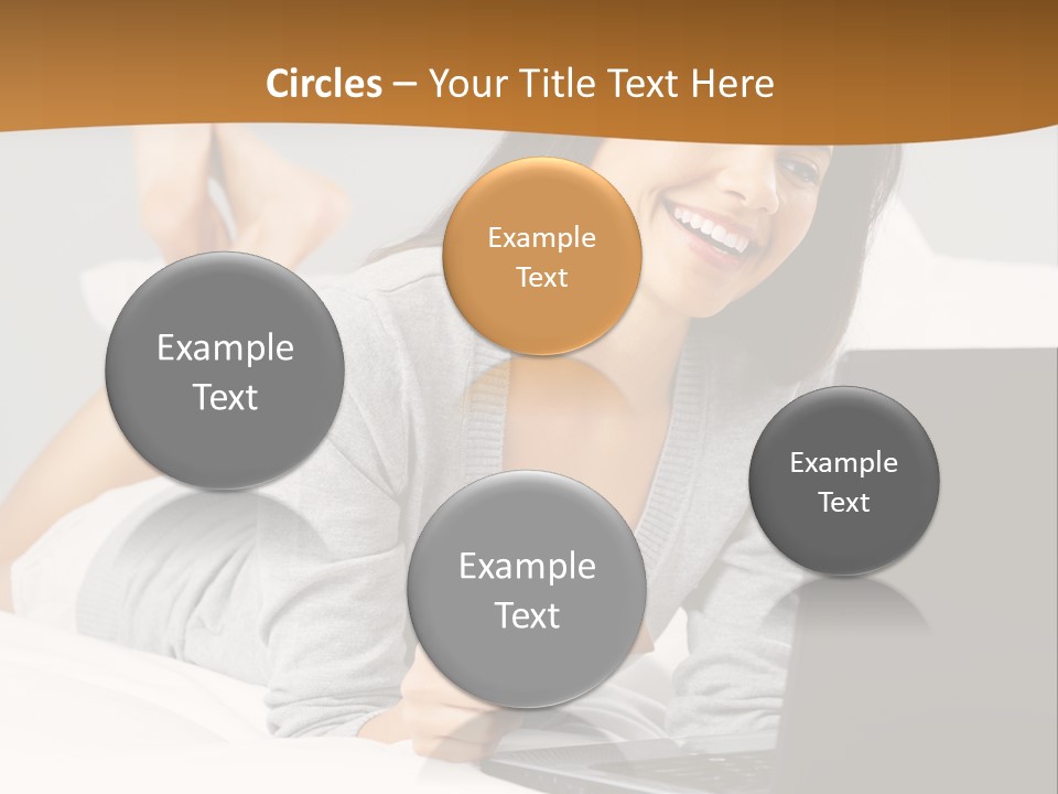 Natural Laptop Calm PowerPoint Template