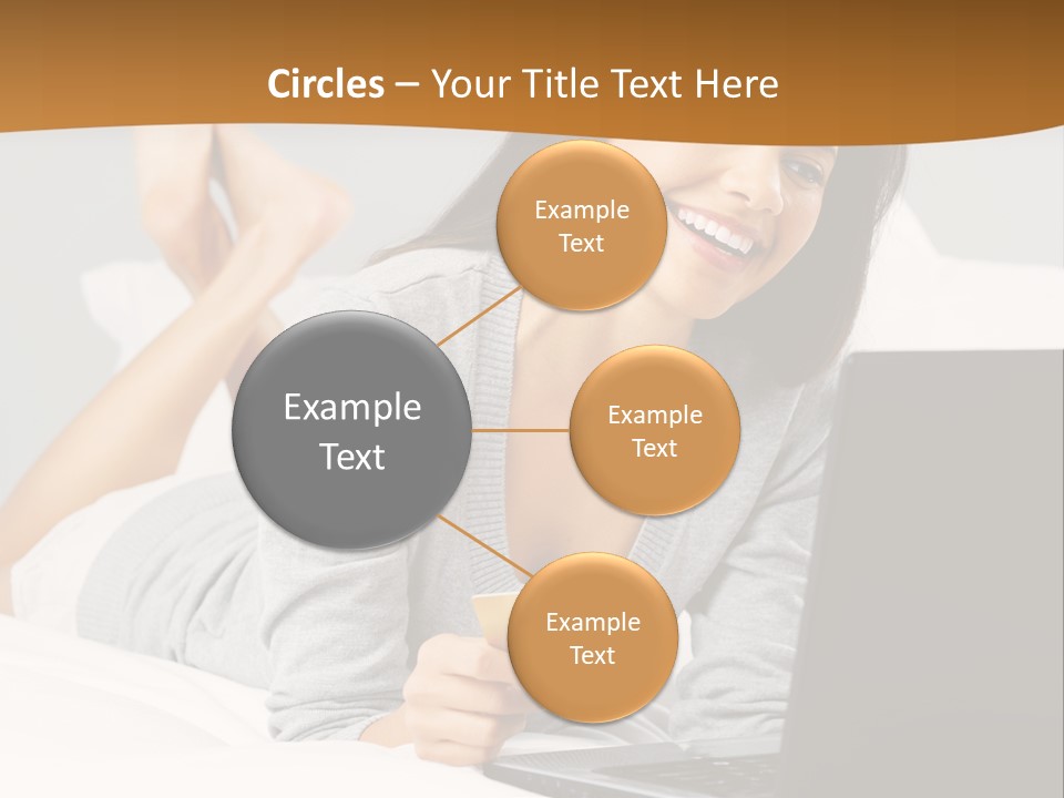 Natural Laptop Calm PowerPoint Template