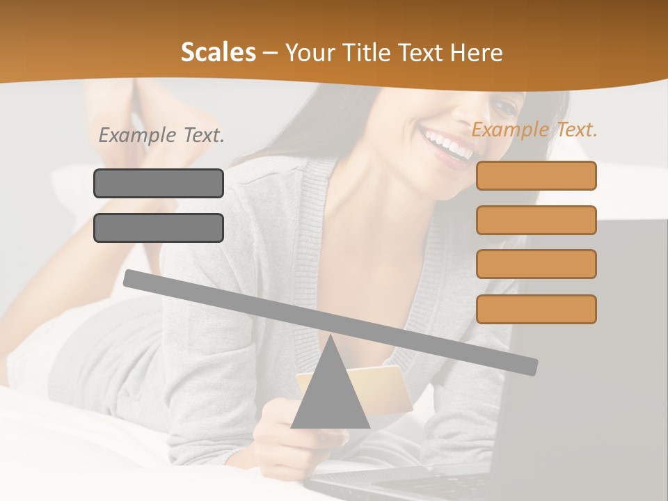 Natural Laptop Calm PowerPoint Template