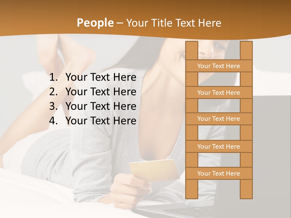 Natural Laptop Calm PowerPoint Template