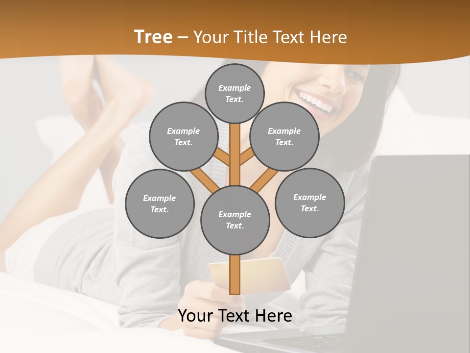 Natural Laptop Calm PowerPoint Template