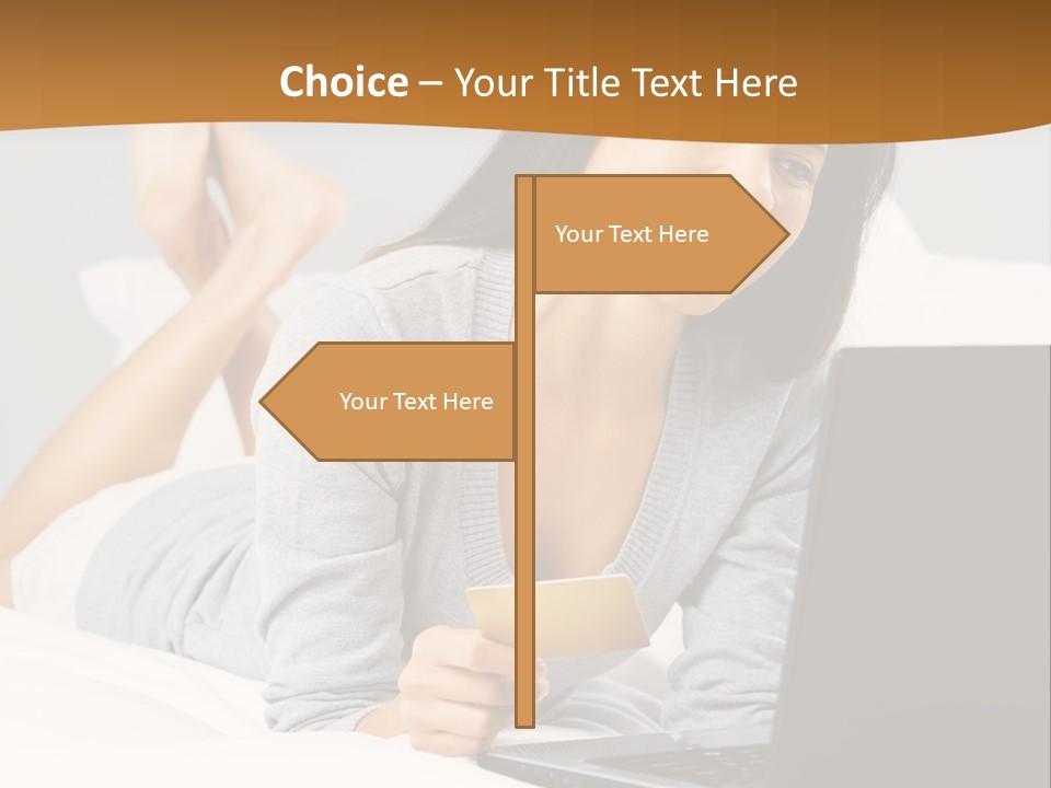 Natural Laptop Calm PowerPoint Template
