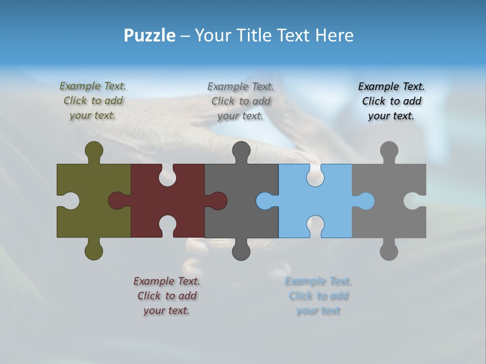 Thoughtful Grandfather S PowerPoint Template