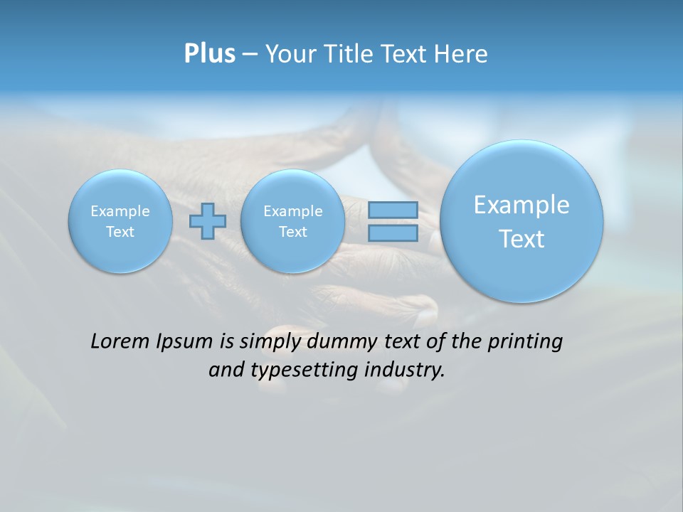 Thoughtful Grandfather S PowerPoint Template