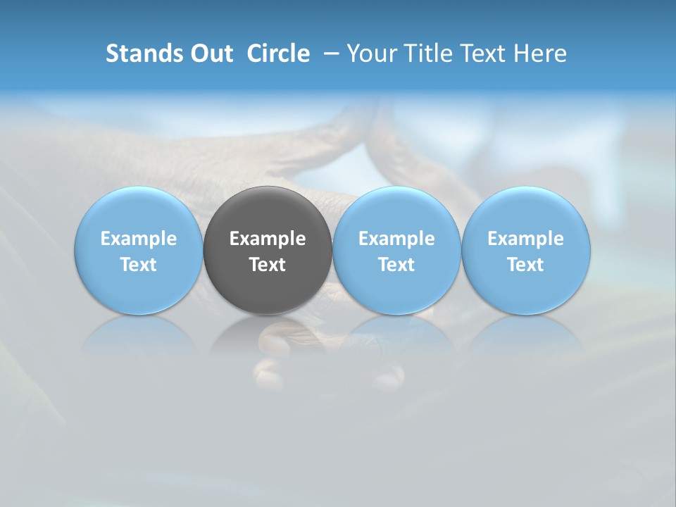 Thoughtful Grandfather S PowerPoint Template