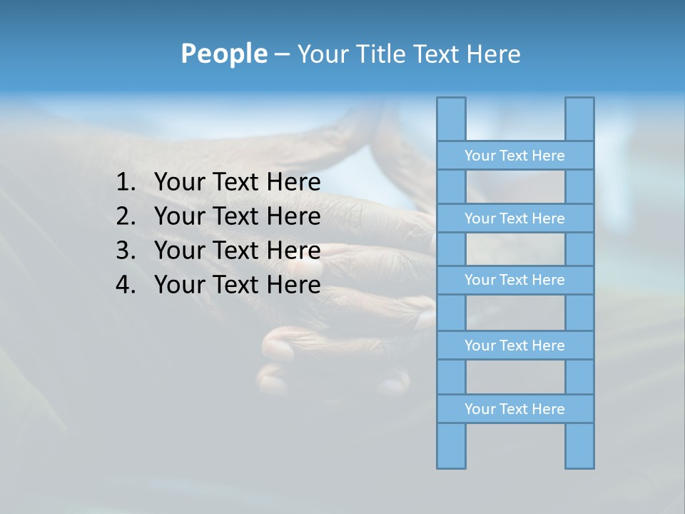 Thoughtful Grandfather S PowerPoint Template