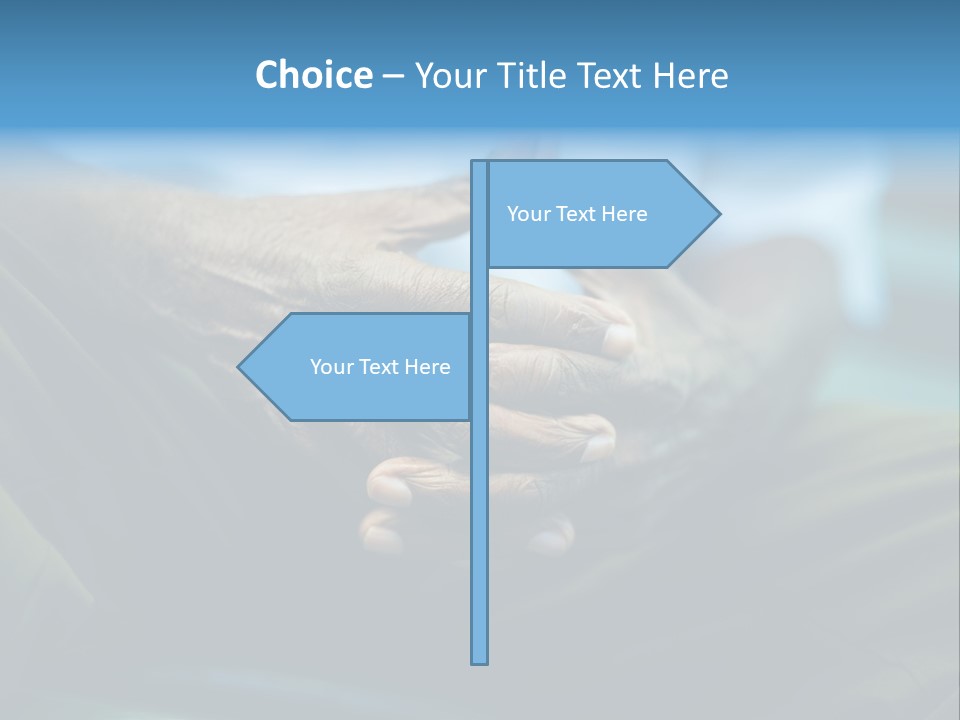 Thoughtful Grandfather S PowerPoint Template